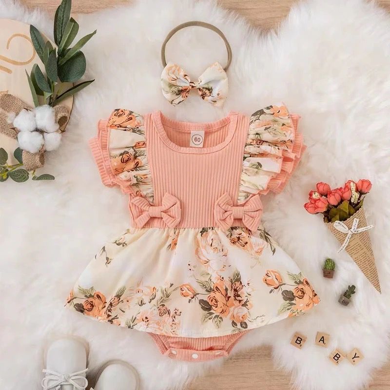 Vestido Floral Rosado